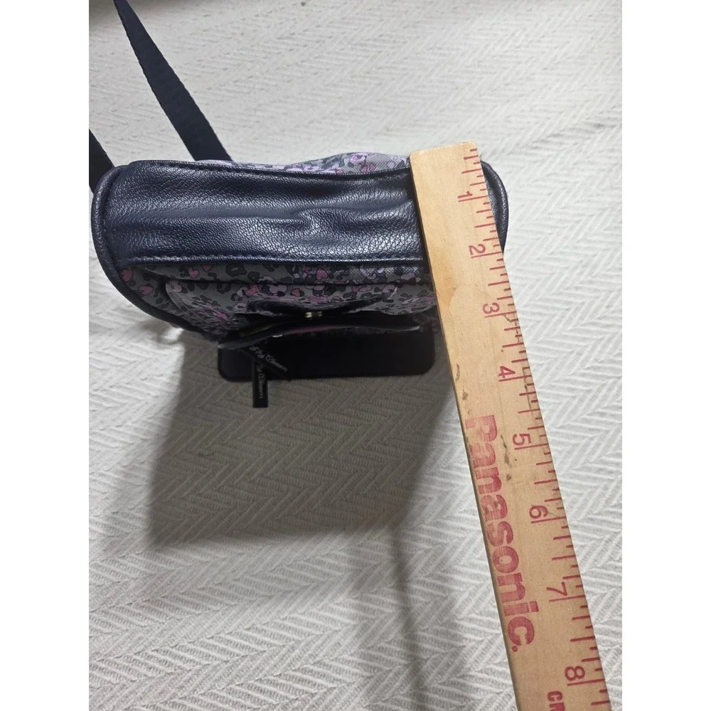 Lily Bloom Green Living Crossbody Bag Purple Floral Leopard Recycled Polyester